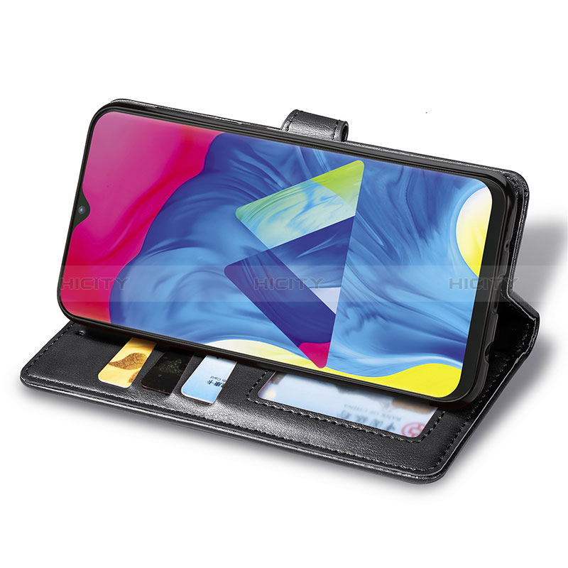 Handytasche Stand Schutzhülle Flip Leder Hülle S05D für Samsung Galaxy M10 groß