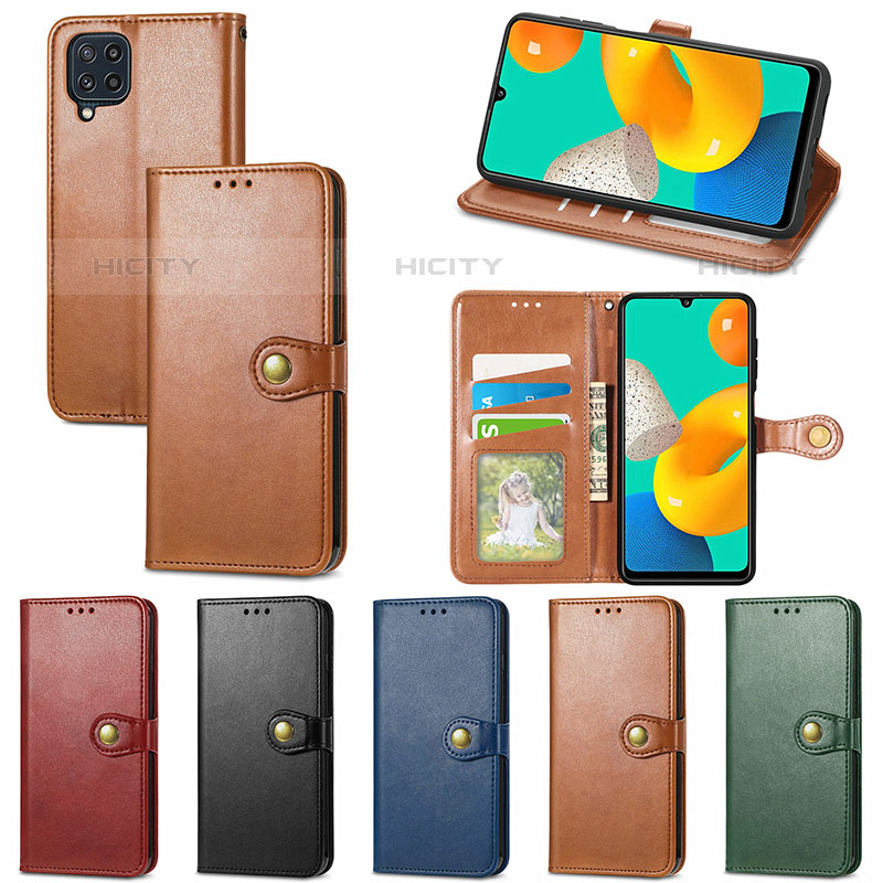 Handytasche Stand Schutzhülle Flip Leder Hülle S05D für Samsung Galaxy M32 4G groß