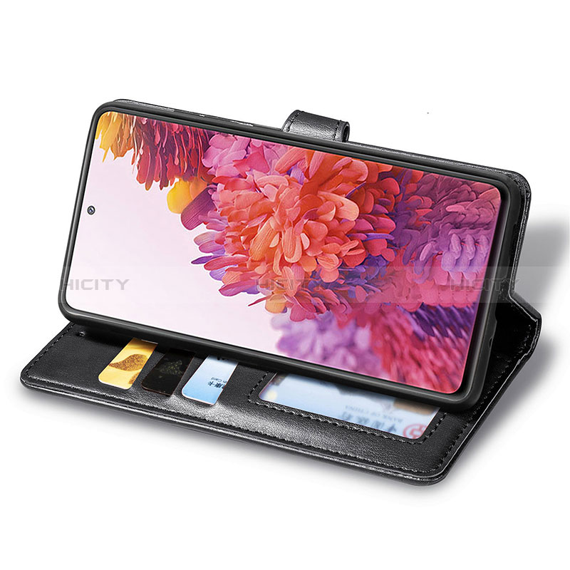 Handytasche Stand Schutzhülle Flip Leder Hülle S05D für Samsung Galaxy S20 Lite 5G groß