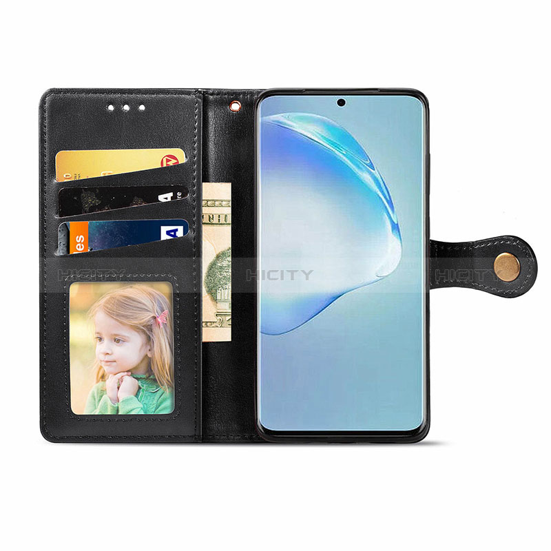 Handytasche Stand Schutzhülle Flip Leder Hülle S05D für Samsung Galaxy S20 Plus 5G groß