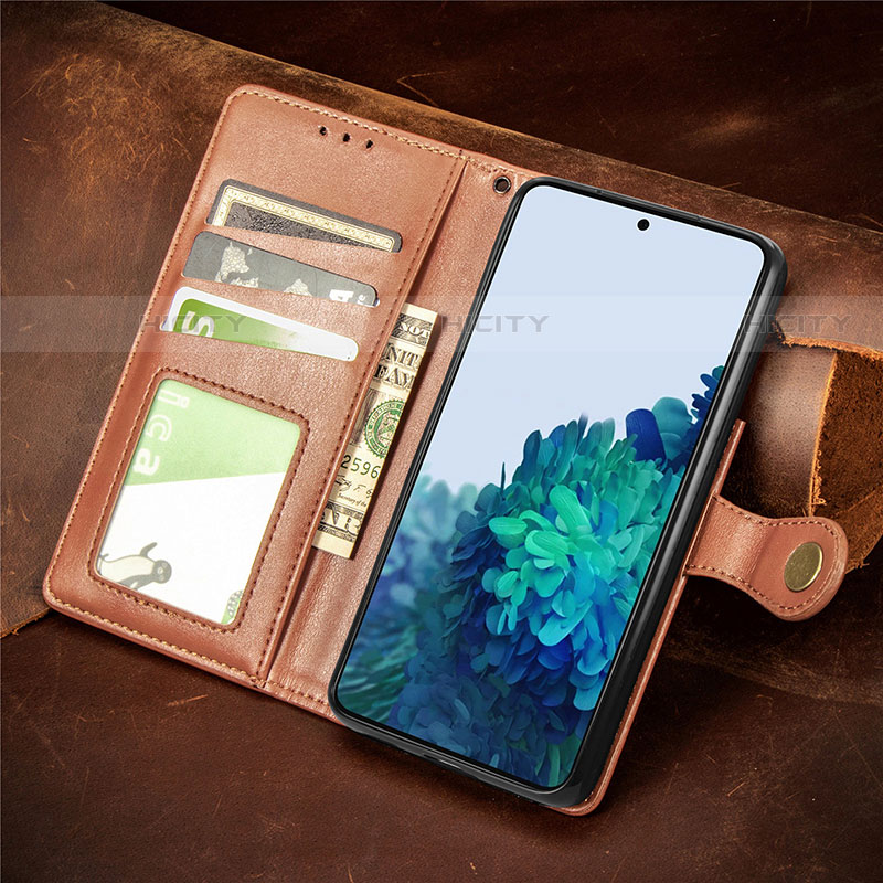 Handytasche Stand Schutzhülle Flip Leder Hülle S05D für Samsung Galaxy S21 Plus 5G