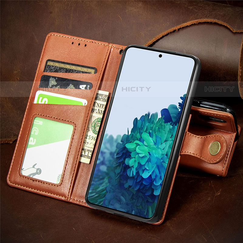 Handytasche Stand Schutzhülle Flip Leder Hülle S05D für Samsung Galaxy S21 Plus 5G