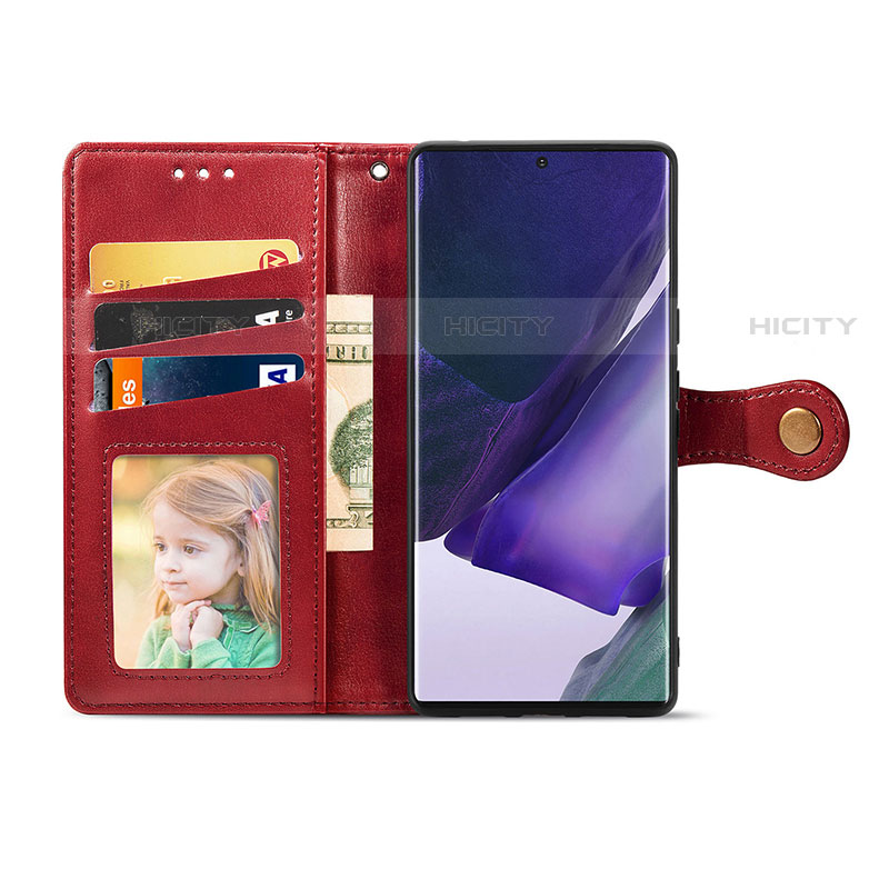 Handytasche Stand Schutzhülle Flip Leder Hülle S05D für Samsung Galaxy S21 Ultra 5G groß