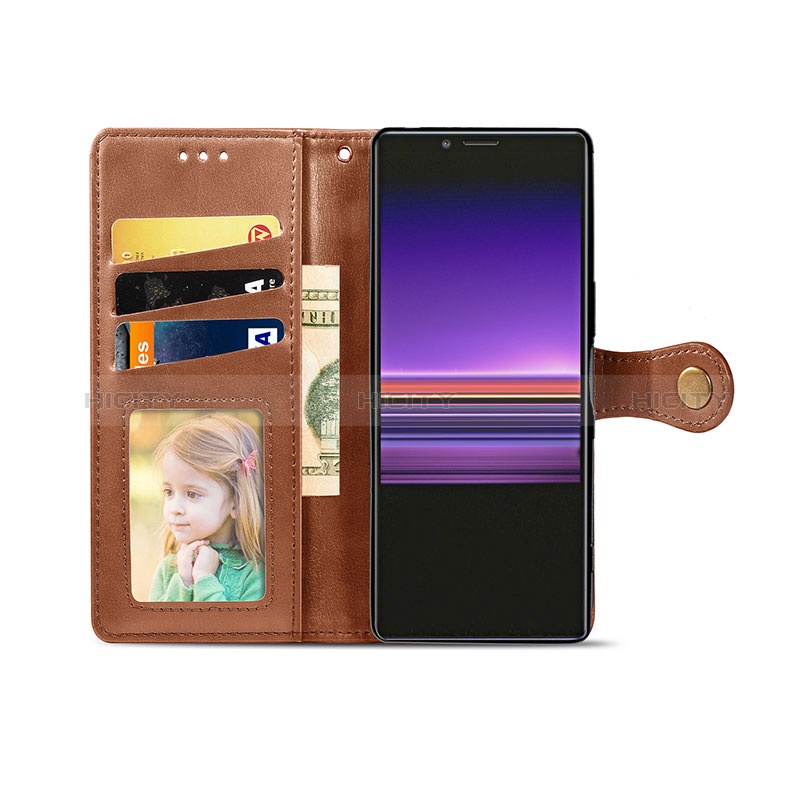 Handytasche Stand Schutzhülle Flip Leder Hülle S05D für Sony Xperia 1