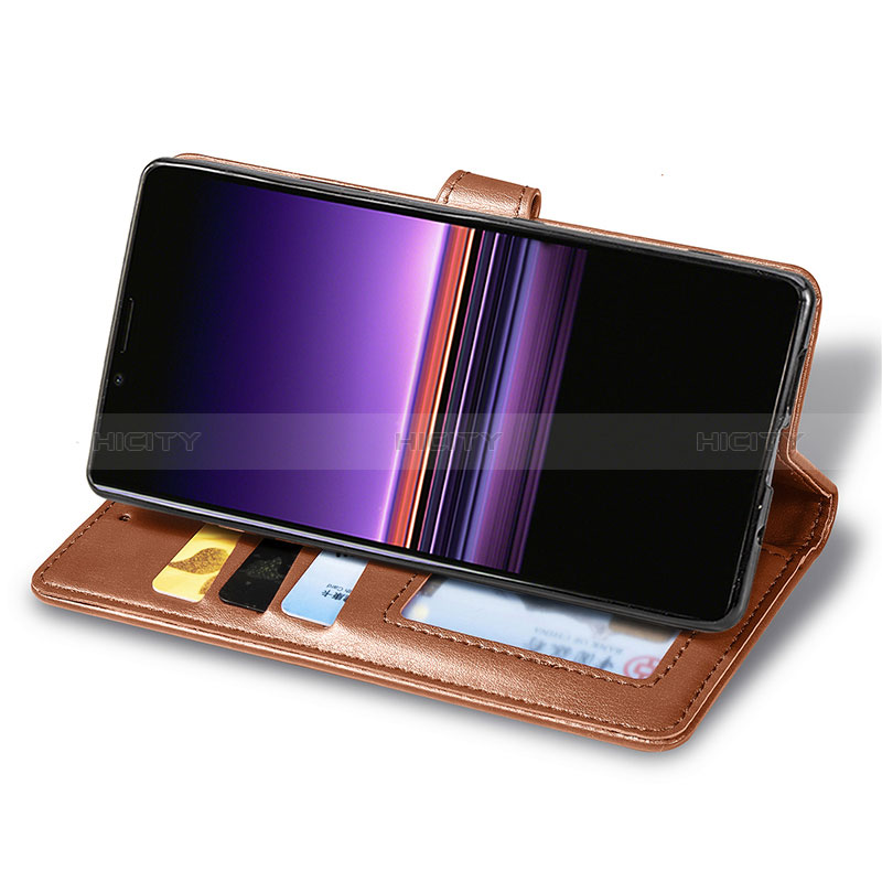 Handytasche Stand Schutzhülle Flip Leder Hülle S05D für Sony Xperia 1