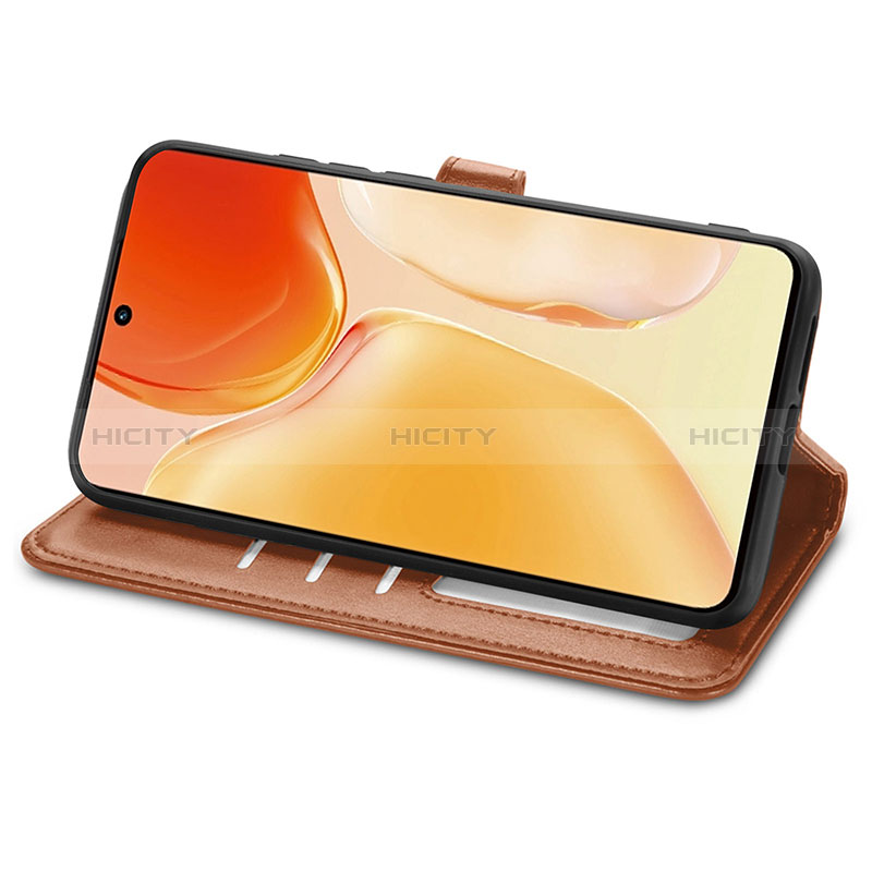 Handytasche Stand Schutzhülle Flip Leder Hülle S05D für Vivo X70 5G