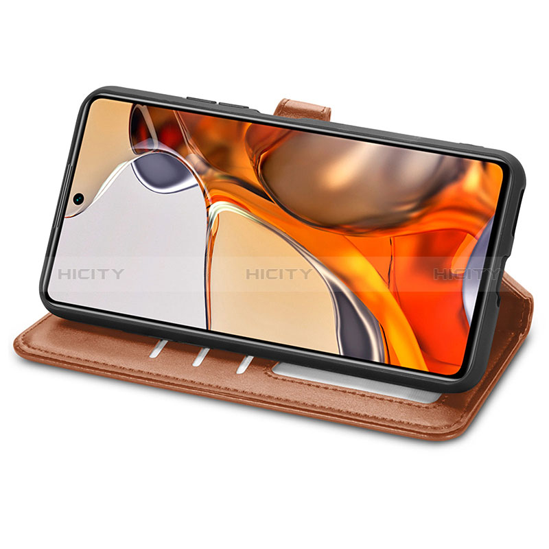 Handytasche Stand Schutzhülle Flip Leder Hülle S05D für Xiaomi Mi 11T 5G groß