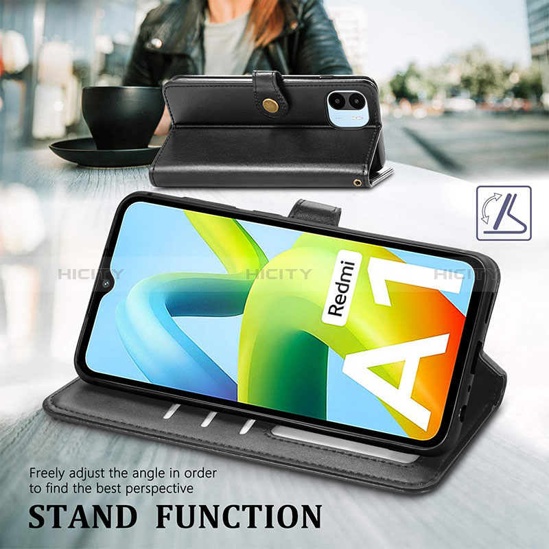 Handytasche Stand Schutzhülle Flip Leder Hülle S05D für Xiaomi Poco C50