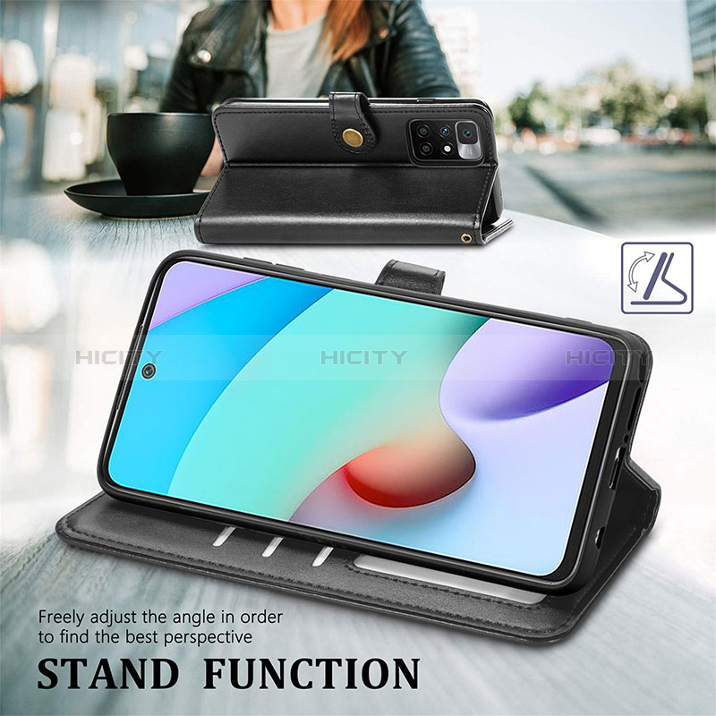 Handytasche Stand Schutzhülle Flip Leder Hülle S05D für Xiaomi Redmi 10 (2022)