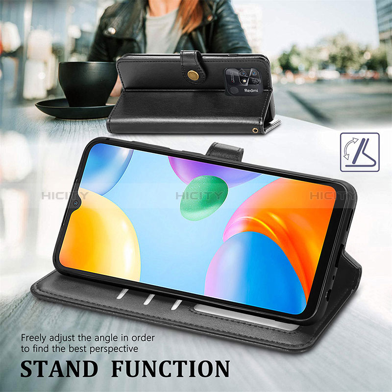 Handytasche Stand Schutzhülle Flip Leder Hülle S05D für Xiaomi Redmi 10C 4G