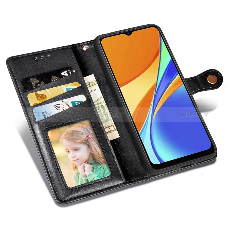 Handytasche Stand Schutzhülle Flip Leder Hülle S05D für Xiaomi Redmi 9 Activ groß