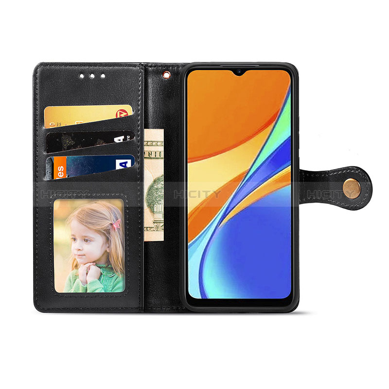 Handytasche Stand Schutzhülle Flip Leder Hülle S05D für Xiaomi Redmi 9 Activ groß