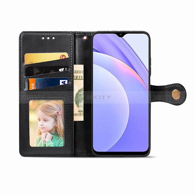 Handytasche Stand Schutzhülle Flip Leder Hülle S05D für Xiaomi Redmi 9 Power groß