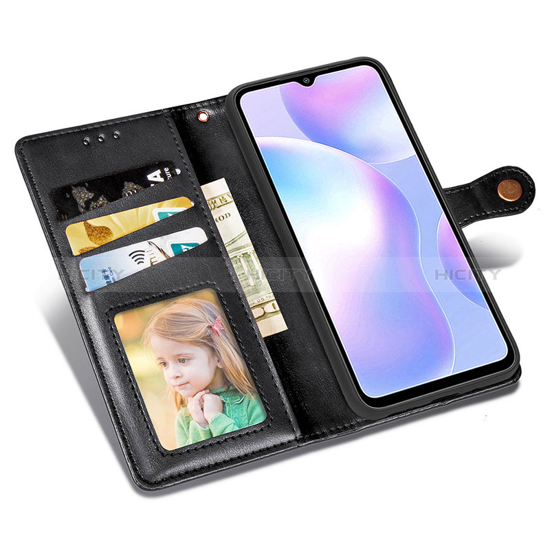 Handytasche Stand Schutzhülle Flip Leder Hülle S05D für Xiaomi Redmi 9AT groß