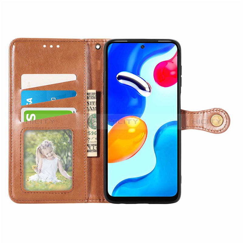 Handytasche Stand Schutzhülle Flip Leder Hülle S05D für Xiaomi Redmi Note 11 4G (2022) groß