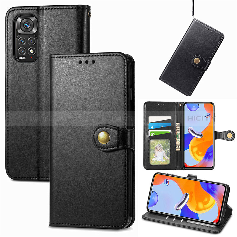 Handytasche Stand Schutzhülle Flip Leder Hülle S05D für Xiaomi Redmi Note 11 Pro 4G