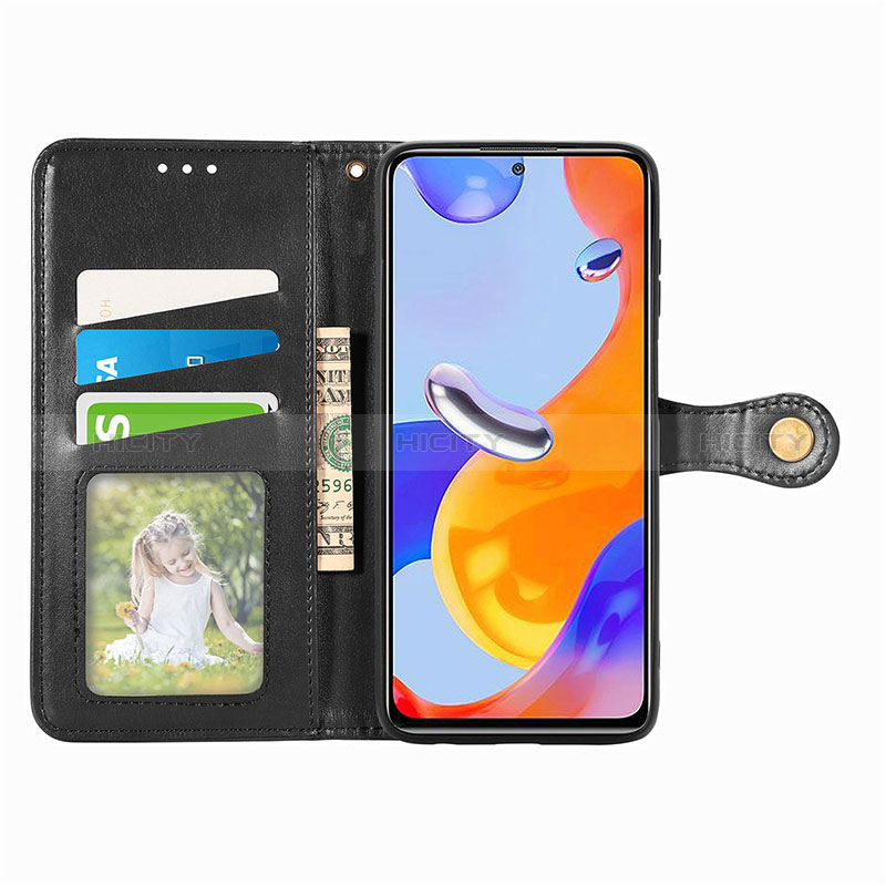 Handytasche Stand Schutzhülle Flip Leder Hülle S05D für Xiaomi Redmi Note 11 Pro 4G