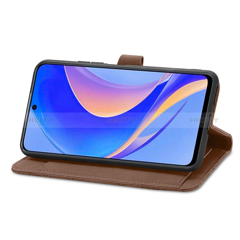 Handytasche Stand Schutzhülle Flip Leder Hülle S06D für Huawei Enjoy 50 Pro groß