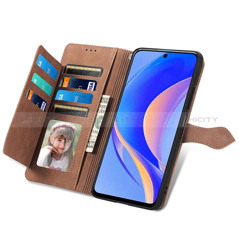 Handytasche Stand Schutzhülle Flip Leder Hülle S06D für Huawei Enjoy 50 Pro