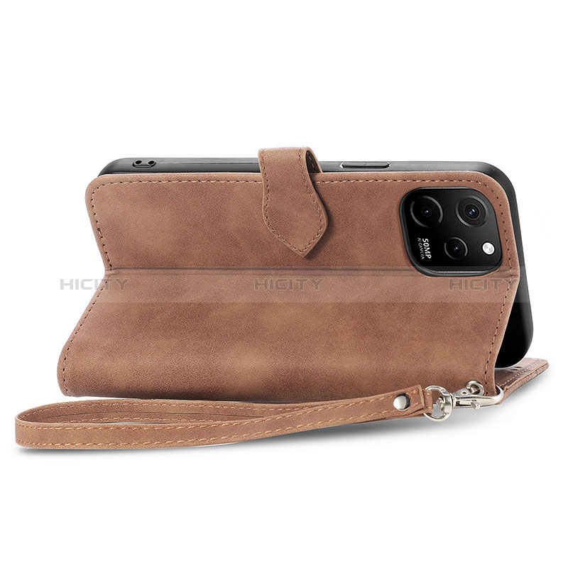 Handytasche Stand Schutzhülle Flip Leder Hülle S06D für Huawei Enjoy 50z groß