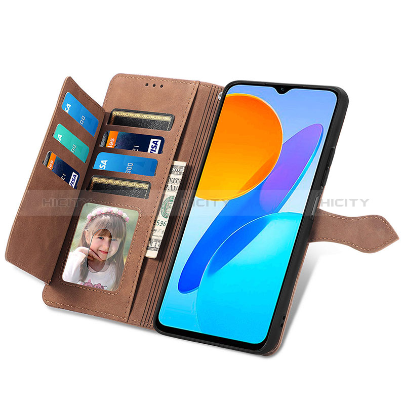 Handytasche Stand Schutzhülle Flip Leder Hülle S06D für Huawei Honor 70 Lite 5G