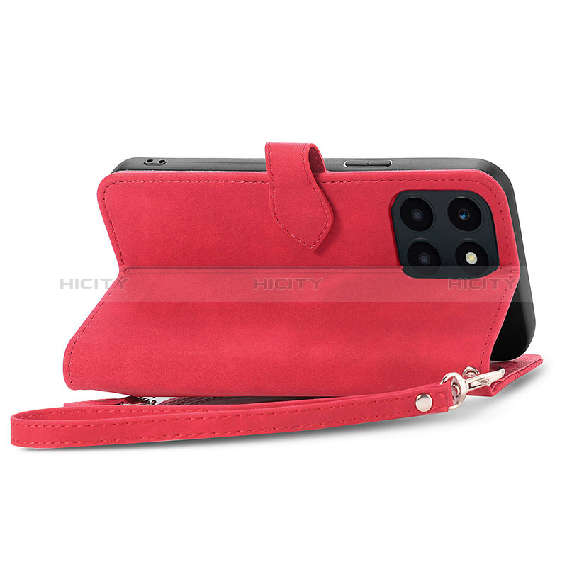 Handytasche Stand Schutzhülle Flip Leder Hülle S06D für Huawei Honor X6a groß