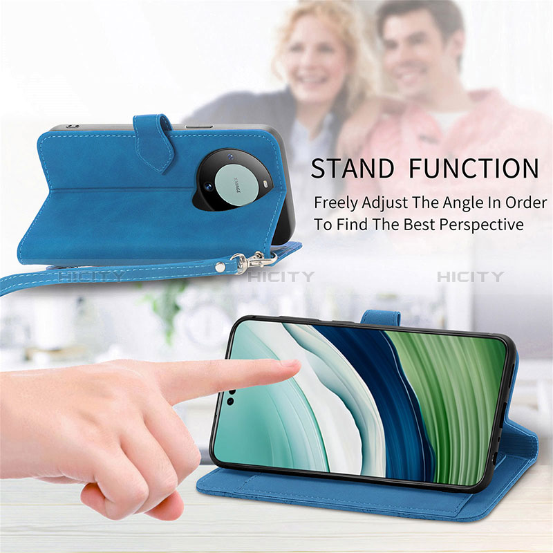 Handytasche Stand Schutzhülle Flip Leder Hülle S06D für Huawei Mate 60 Pro