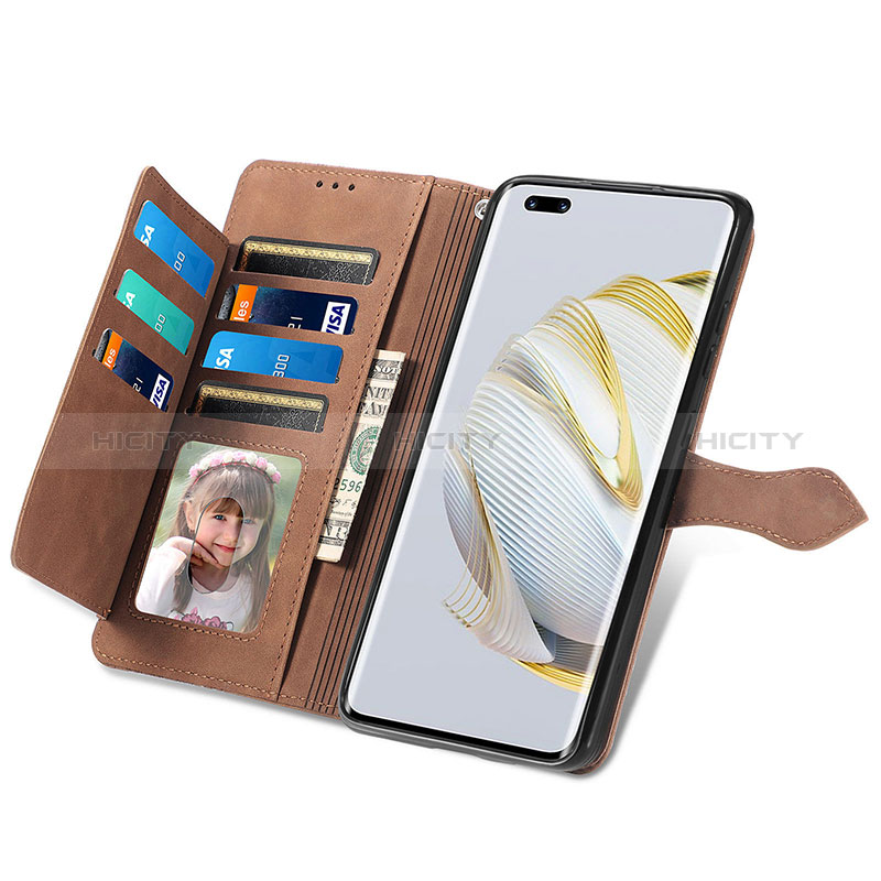 Handytasche Stand Schutzhülle Flip Leder Hülle S06D für Huawei Nova 10 Pro groß