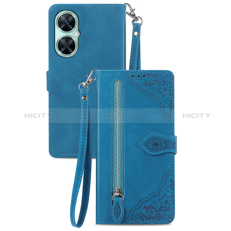 Handytasche Stand Schutzhülle Flip Leder Hülle S06D für Huawei Nova 11i Blau