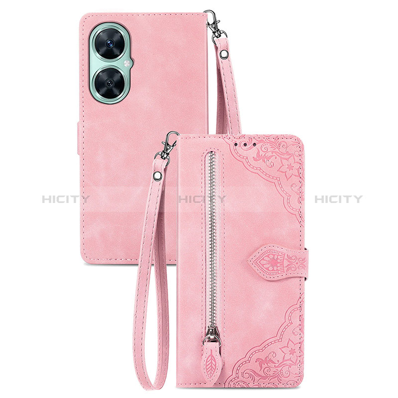 Handytasche Stand Schutzhülle Flip Leder Hülle S06D für Huawei Nova 11i Rosa Plus