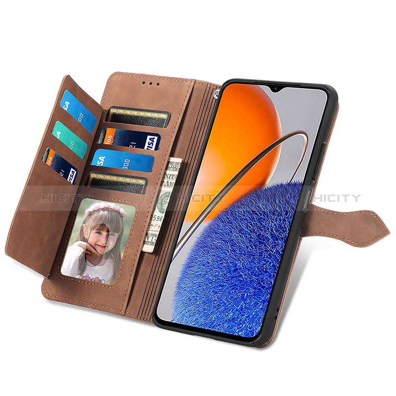 Handytasche Stand Schutzhülle Flip Leder Hülle S06D für Huawei Nova Y61