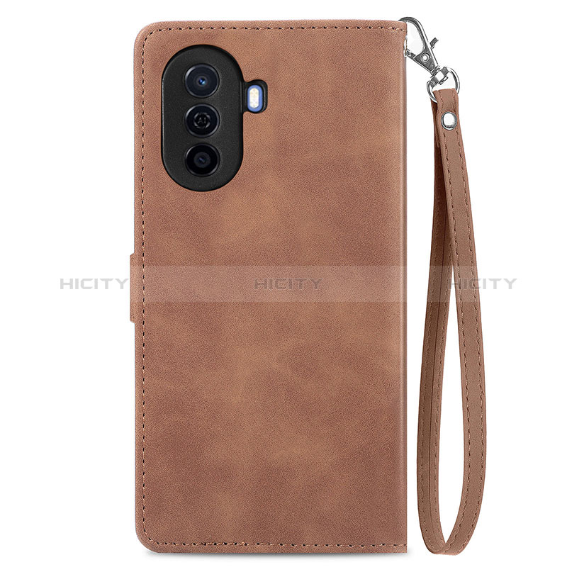 Handytasche Stand Schutzhülle Flip Leder Hülle S06D für Huawei Nova Y70 Plus groß