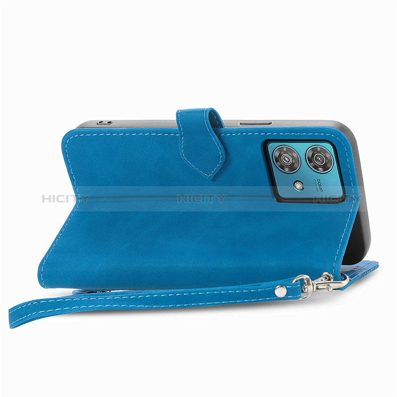 Handytasche Stand Schutzhülle Flip Leder Hülle S06D für Motorola Moto Edge 40 Neo 5G groß