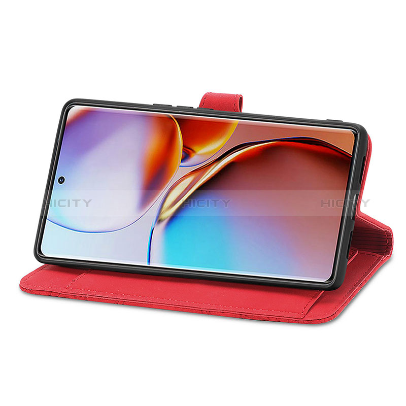 Handytasche Stand Schutzhülle Flip Leder Hülle S06D für Motorola Moto Edge 40 Pro 5G