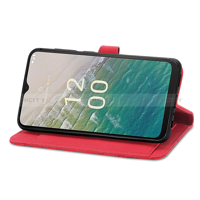 Handytasche Stand Schutzhülle Flip Leder Hülle S06D für Nokia C210