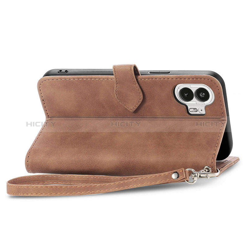 Handytasche Stand Schutzhülle Flip Leder Hülle S06D für Nothing Phone 2 groß