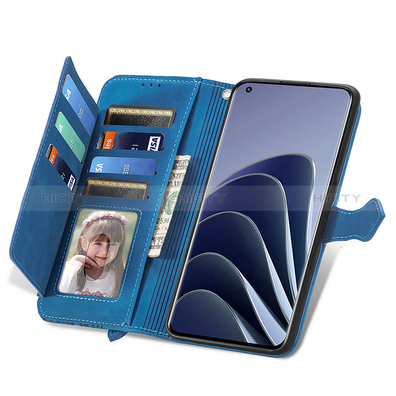 Handytasche Stand Schutzhülle Flip Leder Hülle S06D für OnePlus 10 Pro 5G groß