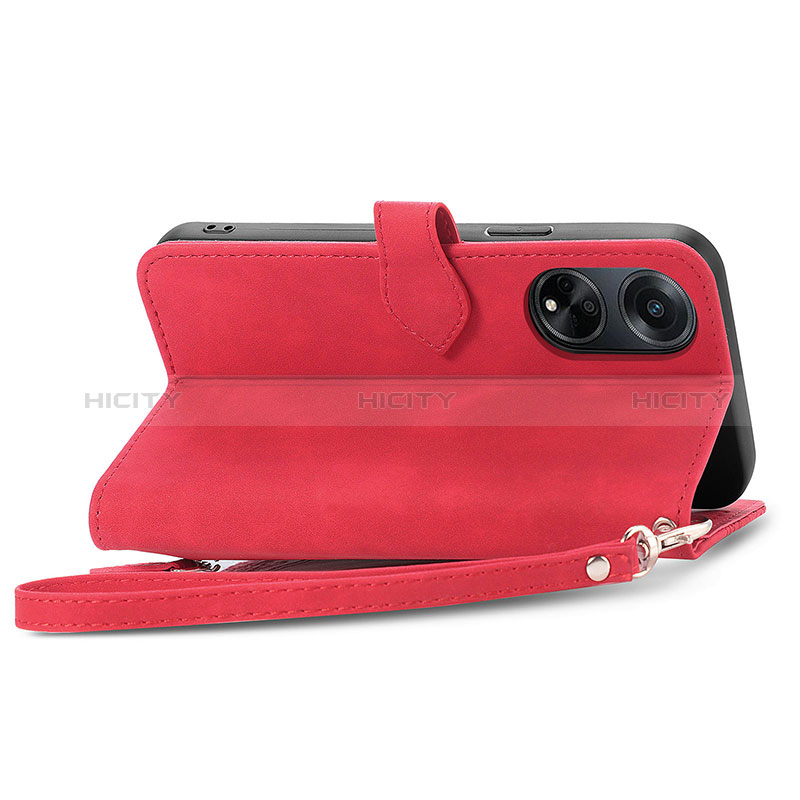 Handytasche Stand Schutzhülle Flip Leder Hülle S06D für Oppo A98 5G groß