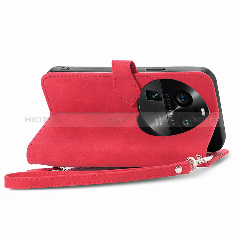 Handytasche Stand Schutzhülle Flip Leder Hülle S06D für Oppo Find X6 5G groß