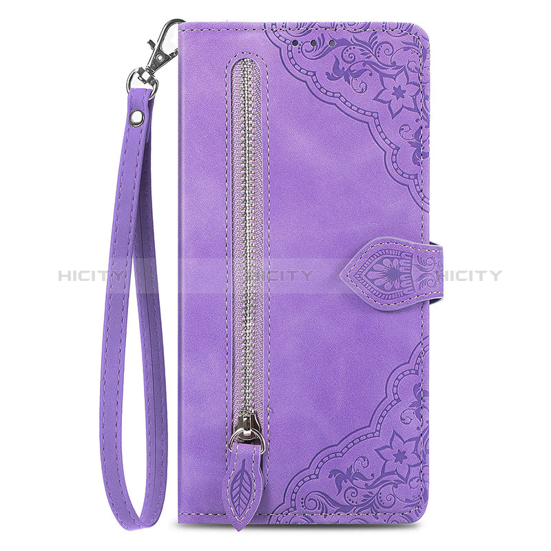 Handytasche Stand Schutzhülle Flip Leder Hülle S06D für Oppo K11x 5G Violett Plus