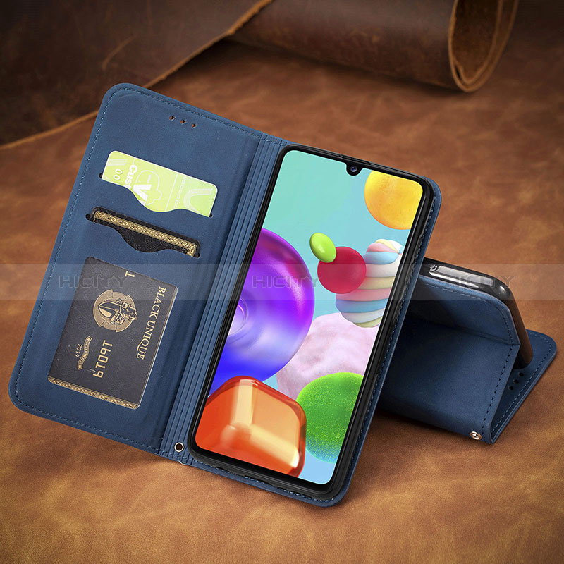 Handytasche Stand Schutzhülle Flip Leder Hülle S06D für Samsung Galaxy A41