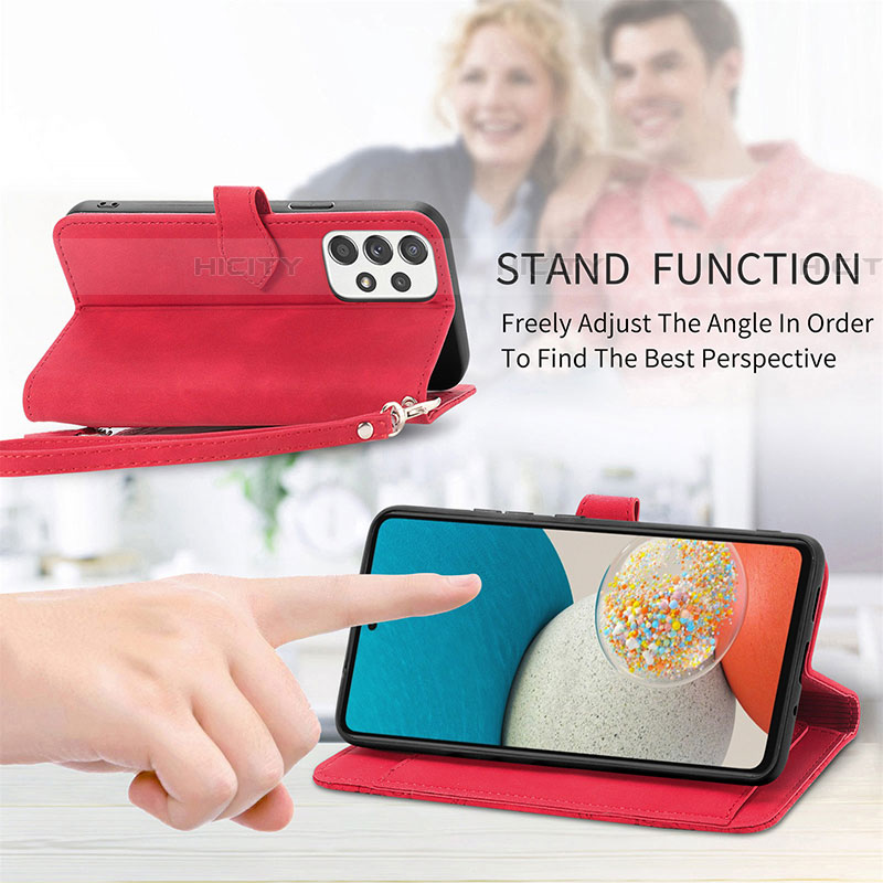 Handytasche Stand Schutzhülle Flip Leder Hülle S06D für Samsung Galaxy A53 5G