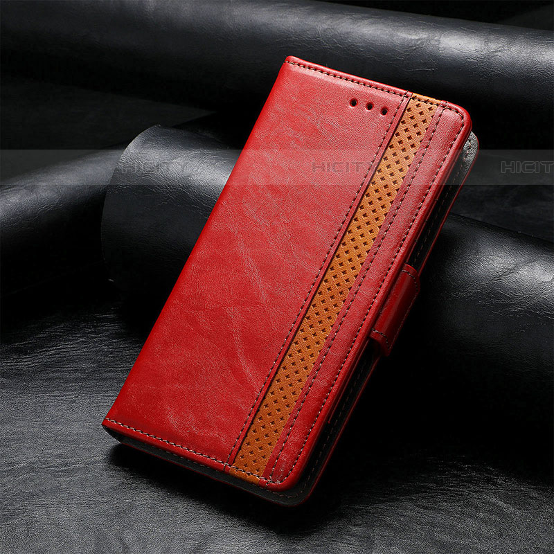 Handytasche Stand Schutzhülle Flip Leder Hülle S06D für Samsung Galaxy F13 4G Rot