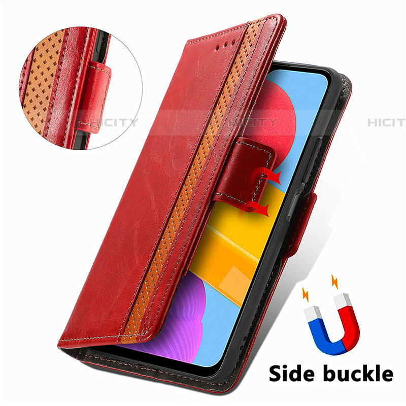 Handytasche Stand Schutzhülle Flip Leder Hülle S06D für Samsung Galaxy M13 4G