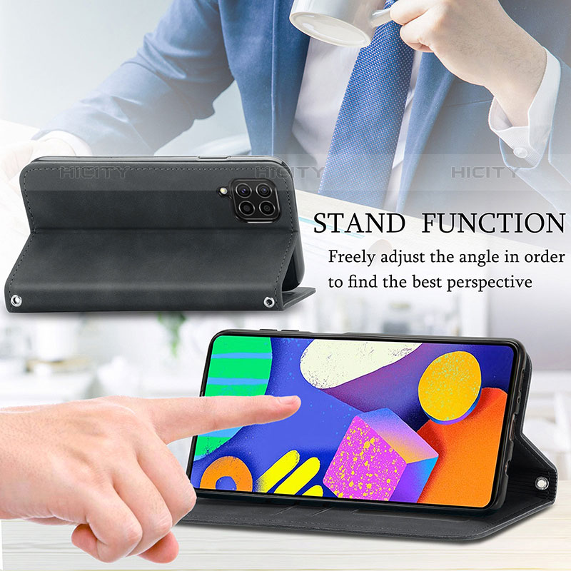 Handytasche Stand Schutzhülle Flip Leder Hülle S06D für Samsung Galaxy M62 4G