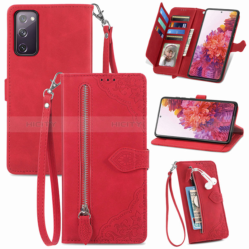 Handytasche Stand Schutzhülle Flip Leder Hülle S06D für Samsung Galaxy S20 FE (2022) 5G