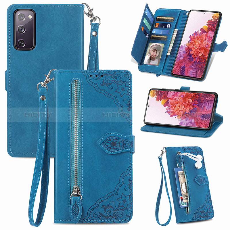 Handytasche Stand Schutzhülle Flip Leder Hülle S06D für Samsung Galaxy S20 FE (2022) 5G