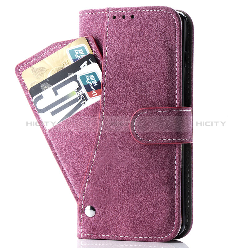 Handytasche Stand Schutzhülle Flip Leder Hülle S06D für Samsung Galaxy S20 Plus 5G Fuchsie