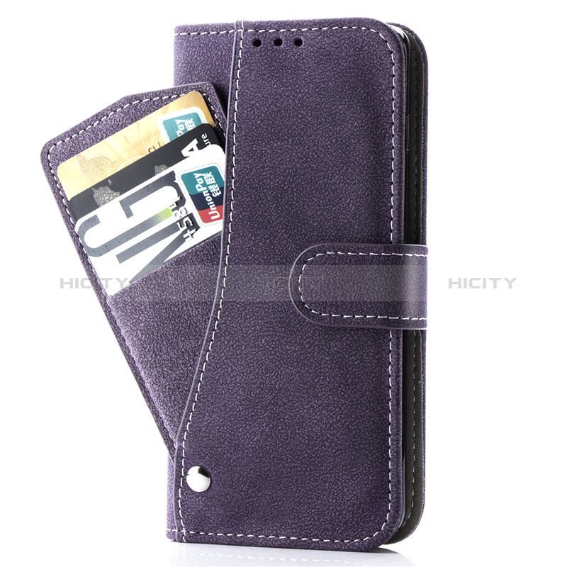 Handytasche Stand Schutzhülle Flip Leder Hülle S06D für Samsung Galaxy S20 Ultra 5G Violett