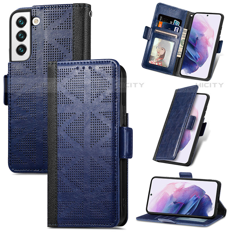 Handytasche Stand Schutzhülle Flip Leder Hülle S06D für Samsung Galaxy S21 5G